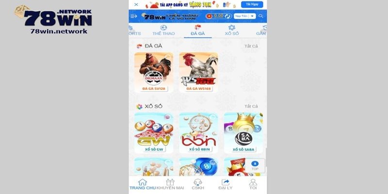 Để xem trực tiếp đá gà C3 hôm nay, hãy chọn nhà cái uy tín như 78win